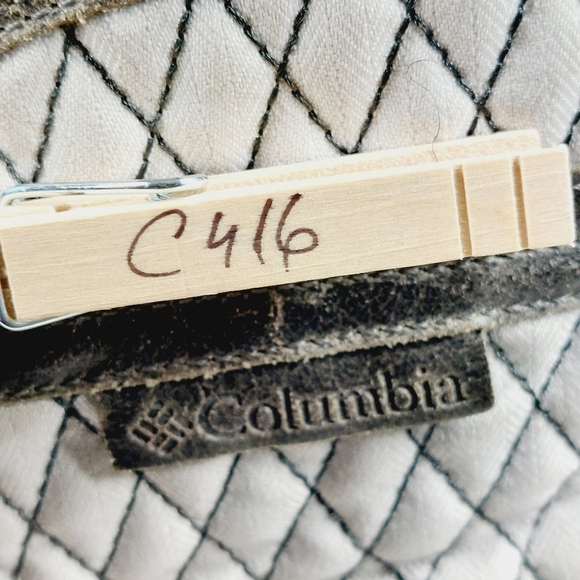 Columbia Brown & White Leather Heather Canyon Waterproof Cold Weather Boots C416 - Picture 13 of 13